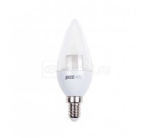 Лампа светодиодная PLED-SP CLEAR C37 CL 7Вт свеча 3000К тепл. бел. E14 540лм 230В JazzWay 2853097