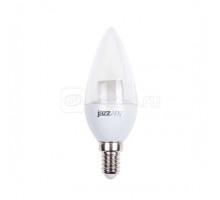Лампа светодиодная PLED-SP CLEAR C37 CL 7Вт свеча 4000К бел. E14 540лм 230В JazzWay 2853127