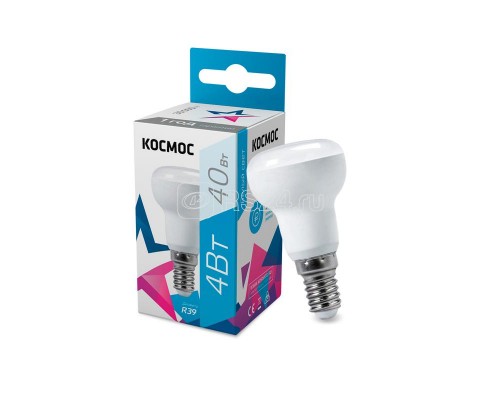 Лампа светодиодная R39 4Вт 220В E14 4500К Космос Lksm_LED4wR39E1445