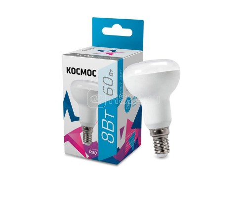 Лампа светодиодная R50 8Вт 220В E14 4500К Космос Lksm_LED8wR50E1445