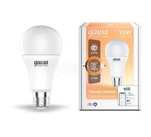 Лампа светодиодная Smart Home A60 10Вт 2700К E27 DIM Gauss 1070112