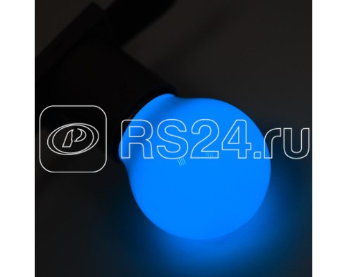 Лампа светодиодная d-45 3LED 1Вт шар E27 25лм 220В син. Neon-Night 405-113