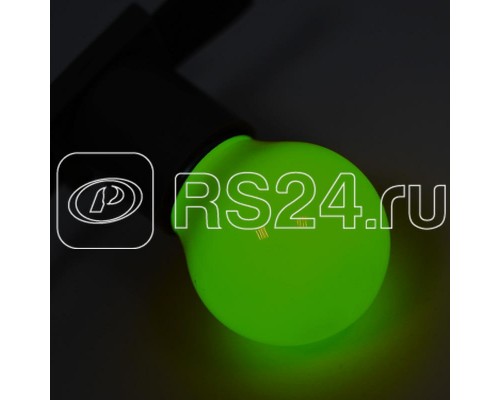 Лампа светодиодная d-45 3LED 1Вт шар E27 25лм 220В зел. Neon-Night 405-114