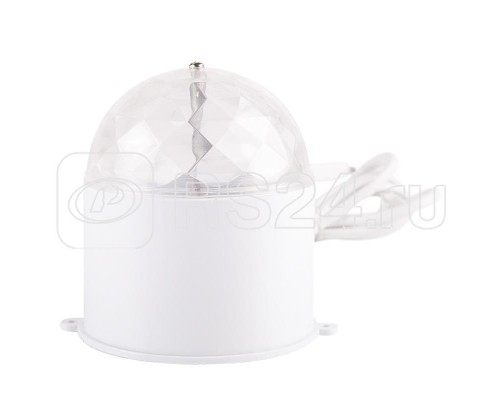 Лампа светодиодная Диско 3LED RGB 6Вт шар 220В многоцв. IP20 Neon-Night 601-252