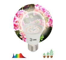 Лампа светодиодная для растений FITO-11W-Ra90-E27 А60 11Вт 220-240В полноспектральная бел. спектр ЭРА Б0039172