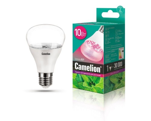 Лампа светодиодная для растений LED10-PL/BIO/E27 10Вт 220В Camelion 13241
