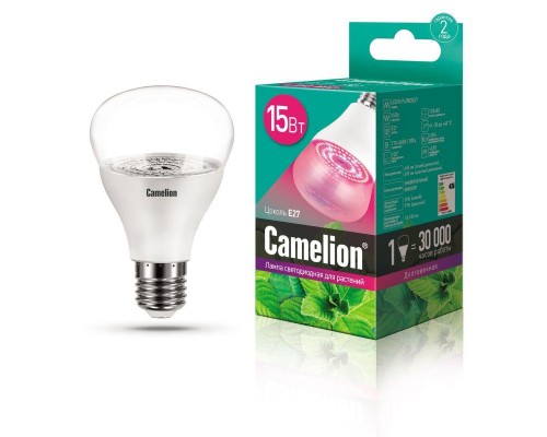 Лампа светодиодная для растений LED15-PL/BIO/E27 15Вт 220В Camelion 12770