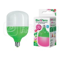 Лампа светодиодная для растений LED-M80-20W/SPSB/E27/FR PLS55GR IP54 M спектр для рассады и цветения мат. картон Uniel UL-00006261