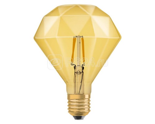 Лампа светодиодная филаментная 1906LED DIAMD 4.5W/825 230В FIL E27 OSRAM 4058075091955