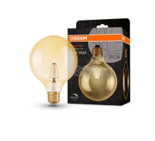 Лампа светодиодная филаментная 1906 LED GLOBE 6.5W/824 230В FIL GD E27 FS1 OSRAM 4058075808997