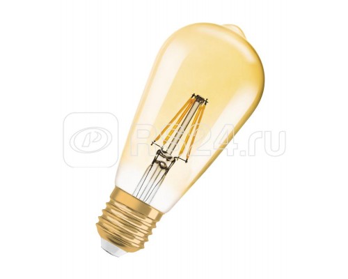 Лампа светодиодная филаментная Edition 1906 Edison 4W/824 4Вт 2400К тепл. бел. E27 220-240В FIL OSRAM 4052899962095