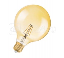 Лампа светодиодная филаментная Edition 1906 Edison 7W/824 7Вт 2400К тепл. бел. E27 220-240В FIL OSRAM 4058075809406