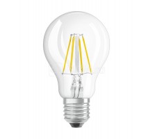 Лампа светодиодная филаментная PARATHOM CL A FIL 40 non-dim 4W/827 4Вт (замена 40Вт) 2700К тепл. бел. E27 470лм 220-240В прозр. стекло OSRAM 4058075439870