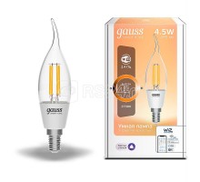 Лампа светодиодная филаментная Smart Home CF35 4.5Вт E14 DIM Gauss 1260112