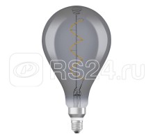 Лампа светодиодная филаментная Vintage 1906 LED CL A160 FIL SMOKE 12 non-dim 5W/818 5Вт SMOKE тепл. бел. E27 дымчатая OSRAM 4058075269903
