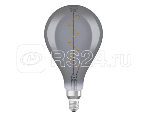Лампа светодиодная филаментная Vintage 1906 LED CL A160 FIL SMOKE 12 non-dim 5W/818 5Вт SMOKE тепл. бел. E27 дымчатая OSRAM 4058075269903