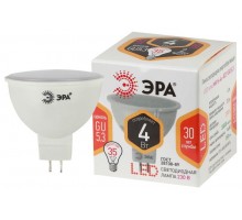 Лампа светодиодная smd MR16-4w-827-GU5.3 (2 партия) ЭРА Б0017897
