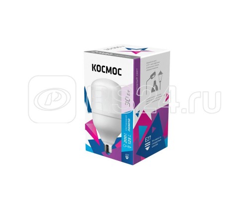 Лампа светодиодная высокомощная 30Вт 6500К E27 Космос LksmHWLED30WE2765