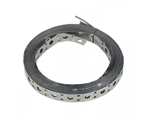 Лента монтажная перфорированная прямая 20х1.0 (уп.10м) EKF lpmp20x1.0-10