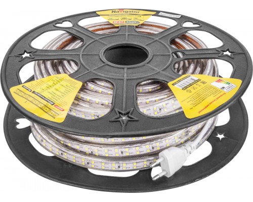 Лента светодиодная 61 646 NLS-2835СW180-10-IP67-220V R20 (уп.20м) Navigator 61646