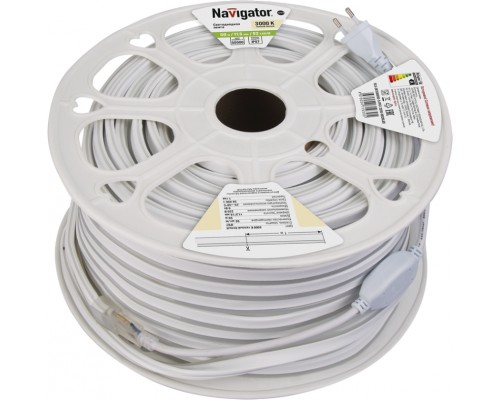 Лента светодиодная 71 930 NLS-2835WW92-9-IP67-220V-NEONLED 9Вт/м (уп.20м) Navigator 71930