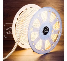 Лента светодиодная SMD2835 7.5x20мм 276LED/м 220В IP67 тепл. бел. (уп.50м) Neon-Night 142-204