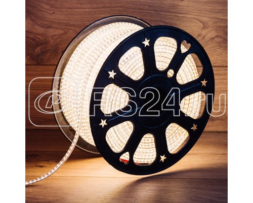 Лента светодиодная SMD3014 6x10.6мм 120LED/м 220В IP67 тепл. бел. (уп.100м) Neon-Night 142-802