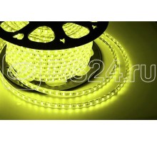 Лента светодиодная SMD3528 10х7мм 60LED/м 4.8Вт/м 220В IP67 жел. (уп.100м) NEON-NIGHT 142-602