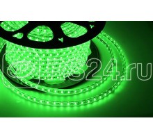 Лента светодиодная SMD3528 10х7мм 60LED/м 4.8Вт/м 220В IP67 зел. (уп.100м) NEON-NIGHT 142-604