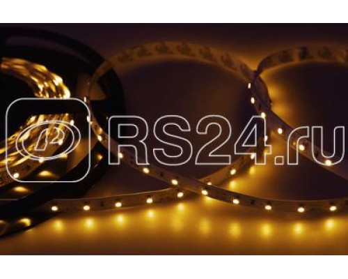 Лента светодиодная SMD3528 4.8Вт/м 60LED/м IP23 12В жел. (уп.5м) NEON-NIGHT 141-332