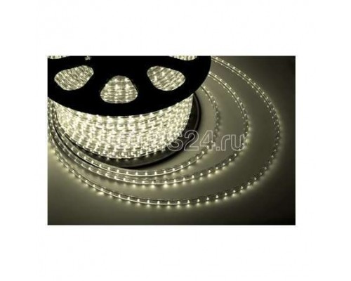 Лента светодиодная SMD5050 13х8мм 60LED/м 14.4Вт/м 220В IP67 тепл. бел. (уп.100м) NEON-NIGHT 142-106