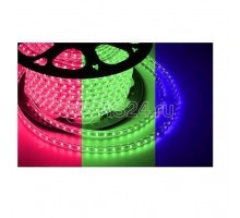 Лента светодиодная SMD5050 13х8мм 60LED/м 14.4Вт/м 220В RGB IP67 (уп.100м) Neon-Night 142-109