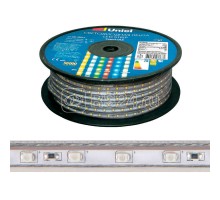 Лента светодиодная герметичная гибкая ULS-2835-60LED/m-10mm-IP67-220V-8W/m-50M-BLUE син. 8Вт/м (уп.50м) Uniel UL-00000859