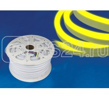 Лента светодиодная герметичная гибкая ULS-N21-2835-120LED/m-8mm-IP67-220V-8Вт/m-50M-YELLOW (уп.50м) NEON Uniel UL-00003769