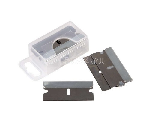 Лезвия сменные для скребка 19х39х0.25мм (уп.10шт) Rexant 12-4968