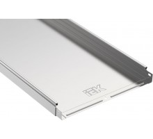 Лоток листовой неперфорированный 400х50 L3000 сталь 1мм ИЭК CLN10-050-400-3