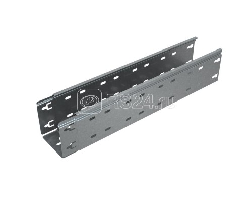 Лоток листовой перфорированный 100х200 L2500 сталь 07.мм Быстрый монтаж ПЛЮС КМ PL4945