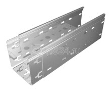 Лоток листовой перфорированный 300х100 L3000 сталь 1.2мм БЫСТРЫЙ МОНТАЖ ПЛЮС LPplus100х300х1.2х3000 оцинк. КМ PL0279