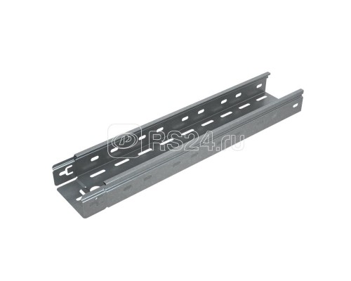 Лоток листовой перфорированный 50х100 L2500 сталь 0.7мм Быстрый монтаж ПЛЮС КМ PL4946