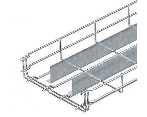 Лоток проволочный 400х55 L3000 сталь 4.8мм GRM-2T 55 400 G оцинк. OBO 6006397