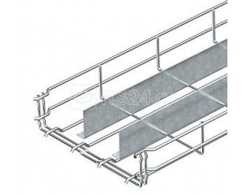 Лоток проволочный 500х55 L3000 сталь 4.8мм GRM-2T 55 500 G оцинк. OBO 6006468
