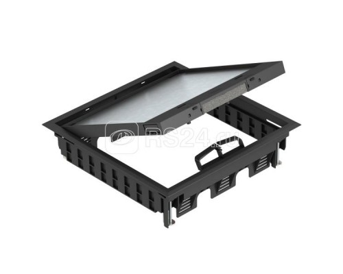 Лючок универс. 12хModul45 полиамид GES9-3S U 9011 черн. OBO 7405085