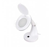 Лупа настольная малая 3Х+доп.12Х с подсвет. 48 LED бел. Rexant 31-0245