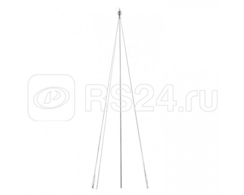 Мачта молниеприемная d40мм L6000 с оттяжками St PROxima EKF lp-6000-40-St