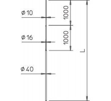 Мачта молниеприемная isFang 101 3B-5000 OBO 5402868