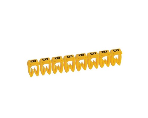 Маркер каб. 0.15-0.5кв.мм CAB3 B черн. на жел. фоне (уп.300шт) Leg 038111