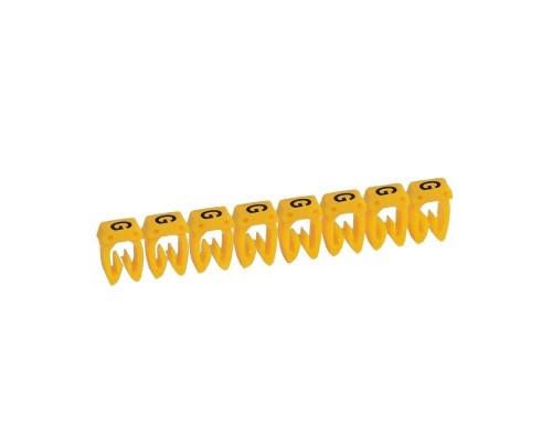 Маркер каб. 0.15-0.5кв.мм CAB3 G черн. на жел. фоне (уп.300шт) Leg 038116