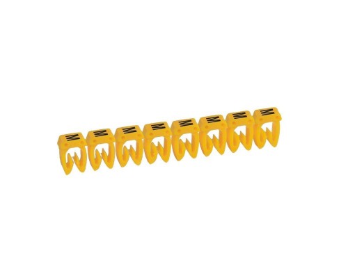 Маркер каб. 0.15-0.5кв.мм CAB3 M черн. на жел. фоне (уп.300шт) Leg 038122