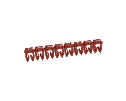 Маркер каб. 0.5-1.5кв.мм CAB3 2 красн. (уп.1200шт) Leg 038212