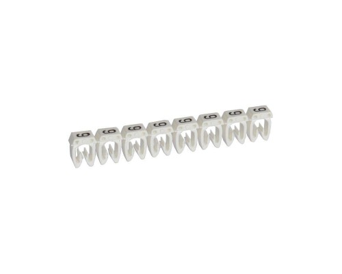 Маркер каб. 0.5-1.5кв.мм CAB3 9 бел. (уп.1200шт) Leg 038219
